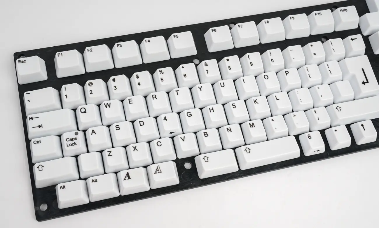 Touches clavier Amiga - Blanc / FR